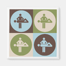 Massage d'art de bruit magnets pour réfrigérateur