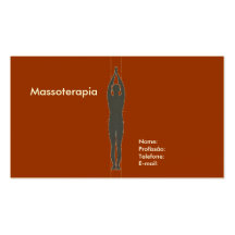 Massage Modèle De Carte De Visite