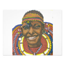 Massai Invitations Personnalisables