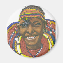 Massai Magnets Pour Réfrigérateur