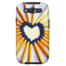 Match Stick Heart Samsung Galaxy SIII Cover