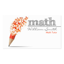 Math Tuteur Carte De Visite
