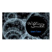 Math Tuteur Modèles De Cartes De Visite