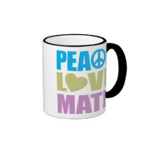 Maths d'amour de paix tasses