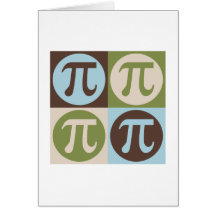 Maths d'art de bruit carte de vœux
