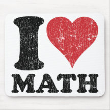 Maths Mousepad d'amour du cru I Tapis De Souris