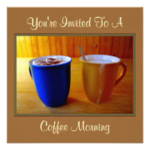 Matin de café faire-part personnalisables