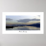 Matin d'hiver affiche