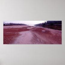 Matin givré sur la rivière Cimarron Poster
