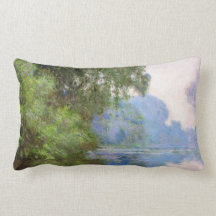 Matin sur la Seine près de Giverny Claude Monet Oreiller