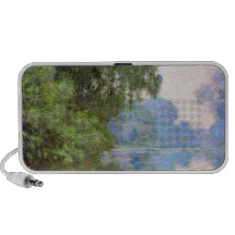 Matin sur la Seine près de Giverny Claude Monet Haut-parleur Portable