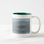 Matin sur la tasse de lac