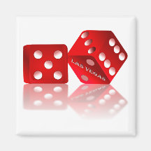 Matrices de Las Vegas Magnets Pour Réfrigérateur