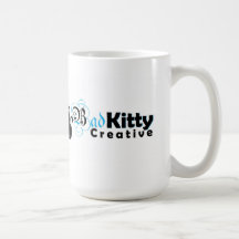 Mauvais logo créatif de Kitty Tasse