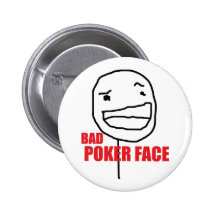 Mauvais visage de tisonnier badges