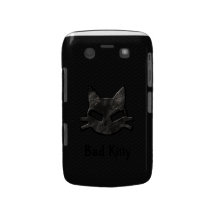 Mauvaise caisse audacieuse gothique noire de Kitty Coques Blackberry Bold