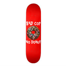 MAUVAISE CANNETTE DE FIL = AUCUN ROUGE DE BEIGNET SKATEBOARDS PERSONNALISÉS