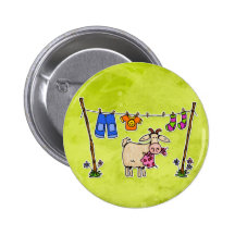 mauvaise chèvre badges avec agrafe