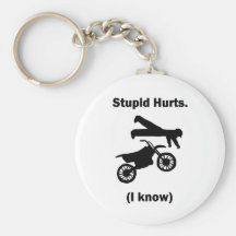 Maux stupides (je sais) Keychain Porte-clé