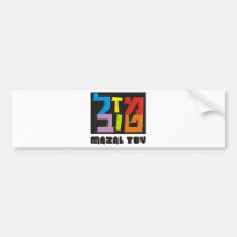 Mazal Tov Autocollant Pour Voiture