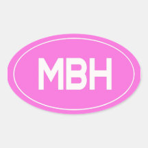 MBH AUTOCOLLANT OVALE