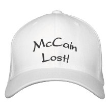 "McCain a perdu !" Chapeau Casquettes De Baseball Brodées