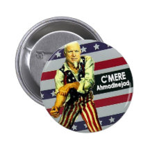 McCain/bouton d'Ahmadinejad Badge Avec Épingle