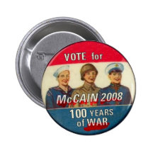 McCain bouton de guerre de 100 ans (version) Pin's