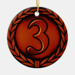 médaille de bronze ornement de noël