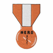 Médaille de héros polos brodés