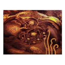 Méditation chaude de roche carte postale