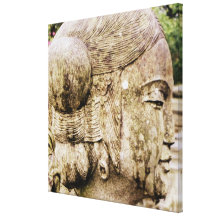 Meditator l jardin bouddhiste de sanctuaire de zen impression sur toile