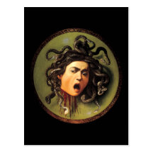 Méduse, Caravaggio Carte Postale