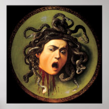 Méduse, Caravaggio Posters