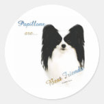 Meilleur ami 2 de Papillon - autocollant