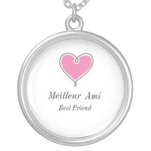 Meilleur ami : Collier de coeur d'ami de Meilleur
