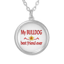 Meilleur ami de bouledogue pendentifs