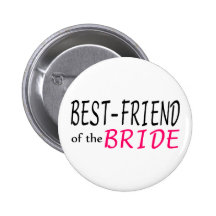 Meilleur ami de la jeune mariée pin's avec agrafe