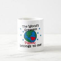 Meilleur Papou appartient à moi Tasse À Café