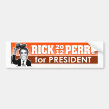 Meilleur Rick Perry Bumpersticker 2012 ! Autocollants Pour Voiture