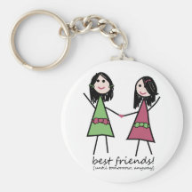 "Meilleurs amis" Keychain Porte-clé