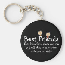 Meilleurs amis porte-clef