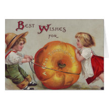 Meilleurs voeux pendant un bon thanksgiving cartes de vœux