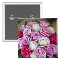 mélange floral badge avec épingle