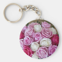 mélange floral porte-clefs