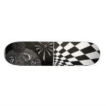 mélange planches à roulettes customisées