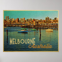 Melbourne Australie Poster