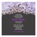 MÉLODIE de l'invitation de bat mitzvah de barre de