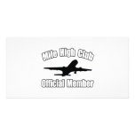 Membre officiel de haut de club de mille… cartes de vœux avec photo