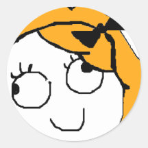 MEME DERPINA AUTOCOLLANT ROND